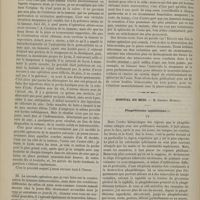 0366 - Page 354 - Hôtel-Dieu. M. Richet. I. Chondrome parotidien. - II. Kyste sublingual. - III. Tumeurs hémorroïdales, relâchement du sphincter de l'anus / Hôpital du Midi. M. Charles Mauriac. Phagédénisme syphilitique