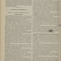 0368 - Page 356 - Hôpital du Midi. M. Charles Mauriac. Phagédénisme syphilitique / Académie de médecine. Séance du 17 avril 1883. Correspondance / Lectures. Méthode de Brand. M. Bouley / Les doctrines dites microbiennes et la vaccination charbonneuse. M. Pasteur, en réponse au discours de M. Peter