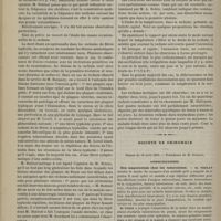 0376 - Page 364 - Revue clinique hebdomadaire. Des rechutes de la fièvre typhoïde / Société de chirurgie. Séance du 18 avril 1883. Communications. Des amputations chez les tuberculeux. M. Trélat