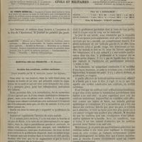 0405 - Page 393 - Sommaire / Hôpital de la Charité. M. Després. Orchite des oreillons, orchite ourlienne. (Leçon recueillie par M. E. Revilliod...)