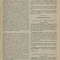0407 - Page 395 - Hôpital Lariboisière. M. Duguet. De l'angine ulcéreuse dans la fièvre typhoïde / Société de biologie. Séance du 21 avril 1883. Communications. Méthode mixte d'anesthésie. M. Dastre, au nom de M. Aubert... / L'acupuncture au Japon. M. Rémy / Séance du 28 avril 1883. Communications. Botriocéphale. M. Mégnin