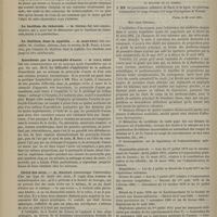0408 - Page 396 - Société de biologie. Séance du 28 avril 1883. Communications. Botriocéphale. M. Mégnin / Le bacilium du tubercule. M. Vignal / Le thallium dans la syphils. M. Rabuteau / Anesthésie par le protoxyde d'azote. M. Paul Bert / Cécité des mots. M. Magnan / Ministère de la guerre. Circulaire. Examen d'aptitude des médecins-majors de 1re classe proposés pour le grade de médecin principal