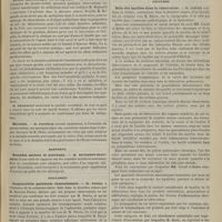 0417 - Page 405 - Académie de médecine. Séance du 1er mai 1883. Correspondance. Action anesthésique du méthylène. M. L. le Fort, observations de M. Regnault / Microbie. M. Pasteur, discours de M. Peter / Rapports. Remèdes secrets et nouveaux. M. Dujardin-Beaumetz / Discussion. Conjoctivité purulente rhumatismale. M. Panas, communication faite par M. Maurice Perrin / Lectures. Rôle des bacilles dans la tuberculose. M. Cornil, un travail fait avec M. Babès