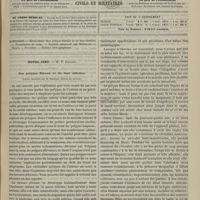 0421 - Page 409 - Sommaire / Hôtel-Dieu. M. T. Gallard. Des polypes fibreux et de leur ablation. (Leçon recueillie par M. Gendron...)