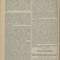 0430 - Page 418 - Hôpital de la Clinique. M. Depaul. I. Fausse couche à quatre mois et demi. - II. Rétrécissement du bassin, céphalotripsie. - III. Rétrécissement du bassin, forceps / Clinique des départements. Hernies irréductibles étranglées ; traitement par les injections hypodermiques de chlorhydrate de morphine. Par M. le Dr Dupont...