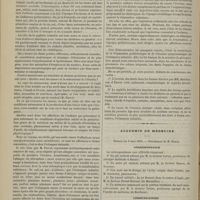 0432 - Page 420 - Sur la descendance syphilitique du rachitisme ; par M. le Docteur Magitot. (Communication faite à la société de chirurgie dans la séance du 25 avril) / Académie de médecine. Séance du 8 mai 1883. Correspondance / Communications. Conjonctivité purulente rhumatismale. M. Perrin, recueillie par M. le Docteur Challan de Belval