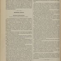 0456 - Page 444 - Pseudo-paralysie syphilitique chez une petite fille de deux mois et demi. Par M. le Dr Millard... / Médecine légale. Docimasie hydrostatique. Par M. le Docteur A. Mothe... / Académie de médecine. Séance du 15 mai 1883. Correspondance