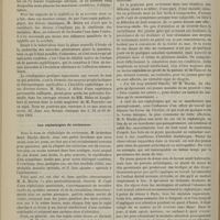 0462 - Page 450 - Revue clinique hebdomadaire. De l'hérédité syphilitique / Les céphalalgies de croissance