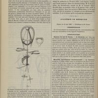 0480 - Page 468 - Opération des polypes de la matrice par le procédé de M. le Docteur Lucien Boyer, sercision (section du pédicule au moyen du fil, manoeuvré comme une scie à chaine) / Académie de médecine. Séance du 22 mai 1883. Correspondance / Communications. Zymase du lait de femme. M. Béchamp / Microbie. Inoculations charbonneuses. M. Pasteur