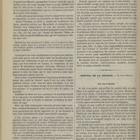 0510 - Page 498 - Faculté de médecine de Paris. M. Laboulbène. Histoire de la rage. (Leçons recueillies par M. le Docteur O. Guillier) / Hôpital de la Charité. M. Paul Berger. Un cas d'épulis
