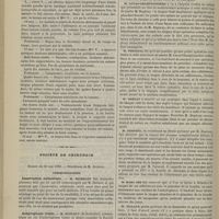 0512 - Page 500 - Asile de Maréville. M. Sigaret. Hernie crurale. Taxis progressif et prolongé suivi de succès. Par M. le Docteur A. Paris... / Société de chirurgie. Séance du 30 mai 1883. Communications. Innervation collatérale. M. Richelot, faits communiqués par M. Onimus / Ankyloglosse totale. M. Duplouy...