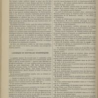 0514 - Page 502 - Revue bibliographique. L'électricité comme force motrice, par M. le comte Th. du Moncel... et M. Franck Géraldy... / Chronique et nouvelles scientifiques. Faculté de médecine de Paris