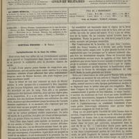 0517 - Page 505 - Sommaire / Hôpital Necker. M. Trélat. Lymphadénome de la base du crâne