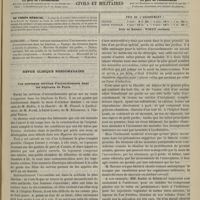 0533 - Page 521 - Sommaire / Revue clinique hebdomadaire. Les nouveaux services d'accouchements dans les hôpitaux de Paris