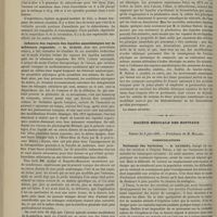 0544 - Page 532 - Société de biologie. Séance du 9 juin 1883. Communication. Anesthésie par un mélange de vapeur de chloroforme et d'air. M. Paul Bert / Influence des vapeurs des liquides anesthésiques sur la substance organisée. M. Dubois / Société médicale des hôpitaux. Séance du 8 juin 1883. Communications. Isolement des varioleux. M. Rathery