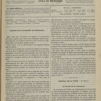0549 - Page 537 - Sommaire / Séance de l'Académie de médecine / Hôpital de la Pitié. M. Debove. Le microbe de la tuberculose