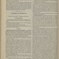 0552 - Page 540 - Hôpital de la Pitié. M. Debove. Le microbe de la tuberculose / Académie de médecine. Séance du 12 juin 1883. Correspondance / Lecture. Extirpation totale de l'utérus par le vagin. M. Albert Demons... / Suite de la discussion sur la fièvre typhoïde. M. Colin