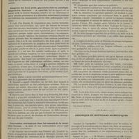 0561 - Page 549 - Société de chirurgie. Séance du 13 juin 1883. Communications. Traumatisme. Syphilis cérébrale. M. Maurice Perrin / Gangrène des deux pieds, glycosurie chez un paludique. Amputation. Guérison. M. Chauvel, sur un travail de M. le Docteur Demmler / Intervention chirurgicale dans les tumeurs de la vessie chez l'homme. M. Bazy / Chronique et nouvelles scientifiques. Concours de l'agrégation