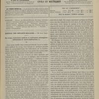 0589 - Page 577 - Sommaire / Hôpital des Enfants-malades. M. Jules Simon. Du croup ; traitement médical et traitement chirurgical ; indications et contre-indications