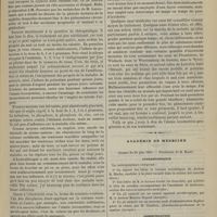 0599 - Page 587 - Hôpital de la Charité. M. Hardy. Ataxie locomotrice progressive / Académie de médecine. Séance du 26 juin 1883. Correspondance / Communication. La prophylaxie des maladies contagieuses humaines à Paris. M. A.-J. Martin