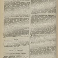 0600 - Page 588 - Académie de médecine. Séance du 26 juin 1883. Communication. La prophylaxie des maladies contagieuses humaines à Paris. M. A.-J. Martin / Rapport / Société de biologie. Séance du 23 juin 1883. Communications. Accidents cérébraux de la tuberculose. M. G. Daremberg... / Physiologie du système nerveux cérébro-spinal. M. Brown-Séquard / Procédé d'anesthésie à l'aide de solutions titrées d'alcool et de chloroforme. M. Quinquaud