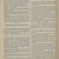0626 - Page 614 - Ministère de la guerre. Programme des questions pour les prix à décerner aux médecins et aux pharmaciens militaires en 1884 / Chronique et nouvelles scientifiques. Le choléra / Concours d'agrégation / Concours du clinicat / Faculté de médecine de Paris