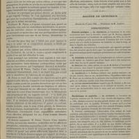 0631 - Page 619 - Revue clinique hebdomadaire. Les arthrites blennorragiques / Société de chirurgie. Séance du 27 juin 1883. Communications. Pustule maligne. M. Verneuil, communication faite par M. Reclus / Rachitisme et syphilis. M. Guéniot, opinion soutenue par M. Parrot / Kystes de l'ovaire, ovariotomie. M. Terrillon