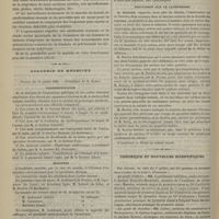 0650 - Page 638 - Étude clinique sur les indications à remplir dans le traitement des fractures des membres. - Avantages des appareils hyponarthéciques à suspension. Par M. le Docteur Philippe... / Académie de médecine. Séance du 10 juillet 1883. Correspondance / Élection / Lecture. Contribution à l'étude de la contagion de la fièvre typhoïde, spécialement dans les hôpitaux. M. Olivier / Discussion sur le lathyrisme. M. Bouley, observation de M. Verrier / Chronique et nouvelles scientifiques