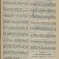 0671 - Page 659 - Revue clinique hebdomadaire. Parotidite suppurée après péritonite. Suite d'avortement / Nouveau thermomètre circulaire à index (maxima et minima), avec cartons thermographiques ; par M. le Docteur Burq
