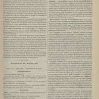 0689 - Page 677 - Appareils à irrigation de la vessie et des autres cavités normales ou pathologiques. - Instruments pour la recherche des rétrécissements dits infranchissables de l'urètre. Par M. le Docteur Barthélemy... / Académie de médecine. Séance du 24 juillet 1883. Correspondance / Élections. Prix / Communication. Le choléra en Égypte, son origine, ses dangers pour l'Europe. M. Fauvel