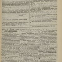 0715 - Page 703 - Ministère de la guerre. Circulaire. Au sujet de la répartition du personnel et du fonctionnement du service de santé dans les hôpitaux militaires et le corps de troupe / Chronique et nouvelles scientifiques. Concours de l'agrégation