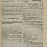 0741 - Page 729 - Sommaire / Revue clinique hebdomadaire. Fracture par écrasement de vertèbres cervicales : pachyméningite, myélite descendante consécutives ; atrophies musculaires, épilepsie spinale