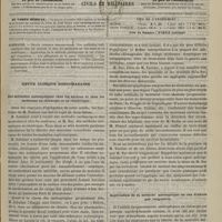 0805 - Page 793 - Sommaire / Revue clinique hebdomadaire. Des méthodes antiseptiques chez les anciens et chez les modernes en chirurgie et en obstétrique / Application de la méthode antiseptique en cas d'abcès par congestion