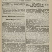 0813 - Page 801 - Sommaire / Hospice de la Salpêtrière. M. Legrand du Saulle. La paralysie générale des aliénés