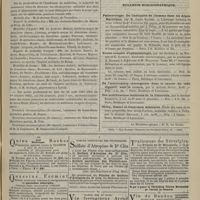 0819 - Page 807 - Thèses soutenues à la Faculté de médecine de Paris pendant l'année 1883 / Chronique et nouvelles scientifiques / Bulletin bibliographique