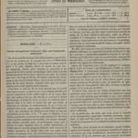 0829 - Page 817 - Sommaire / Hôtel-Dieu. M. Le Fort. Pseudo-étranglement herniaire ; deux cas d'épiplocèle enflammée