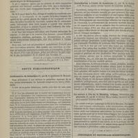 0834 - Page 822 - De la cause primordiale de la fièvre jaune. Par M. le Docteur J. B. de Lacerda. (Traduit du portugais, et extrait de la Gazeta das notitias de Rio, par le Dr J.-A. Fort) / Revue bibliographique. Dictionnaire de botanique, par M. le Professeur H. Baillon / Contribution à l'étude de la sclérose, par M. le Docteur J.-B. Duplaix... / La variole à l'île de la Réunion, origine, évolution, prophylaxie, par M. le Docteur Mazaé-Azéma... / Chronique et nouvelles scientifiques