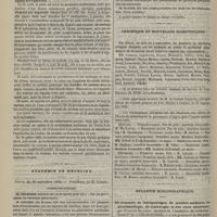 0850 - Page 838 - Clinique de Rio-de-Janeiro. M. Fort. Rétrécissement annulaire cicatriciel du rectum. Rectotomie. Guérison / Académie de médecine. Séance du 12 septembre 1883. Communications. M. Béchamp : Sur les microzymas du tubercule pulmonaire / Chronique et nouvelles scientifiques / Bulletin bibliographique