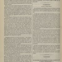 0856 - Page 844 - Faculté de médecine de Paris. M. Laboulbène. Histoire de la morve et du farcin. (Leçons recueillies par M. le Docteur Octave Guillier) / Un éthéromane ; par M. le Docteur Sédan / Variétés. La statistique du recrutement de l'armée considérée sous le rapport démographique. Par M. le Dr G. Lagneau...