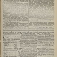 0859 - Page 847 - Variétés. La statistique du recrutement de l'armée considérée sous le rapport démographique. Par M. le Dr G. Lagneau... / Chronique et nouvelles scientifiques