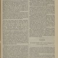 0889 - Page 877 - Hôpital de la Pitié. M. Verneuil. De quelques désastres chirurgicaux / Variétés. La dernière maladie de M. le comte de Chambord. Par M. le Professeur Vulpian