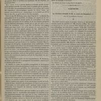 0897 - Page 885 - Académie de médecine. Séance du 25 septembre 1883. Lectures. Le choléra, les maladies contagieuses et les quarantaines considérées dans leurs rapports avec la théorie du microzyma. M. Béchamp / Variétés. La dernière maladie de M. le comte de Chambord. Par M. le Professeur Vulpian