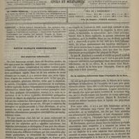 0901 - Page 889 - Sommaire / Revue clinique hebdomadaire. Des néphrites infectieuses / De la néphrite infectieuse dans l'érysipèle de la face