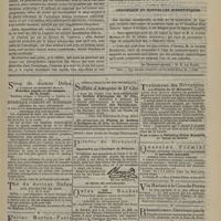 0915 - Page 903 - Variétés. La dernière maladie de M. le compte de Chambord. Par M. le Professeur Vulpian / Chronique et nouvelles scientifiques