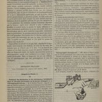 0934 - Page 922 - Hôpital Necker. M. Trélat. I. Tumeur parotidienne. - II. Kyste de l'ovaire / Association française pour l'avancement des sciences (XIIe session, 1883). Congrès de Rouen. Présence des bactériens et du cercomonas intestinalis dans la sérosité péritonéale de la hernie étranglée et de l'étranglement interne. M. le Docteur Nepveu / Pantographie chirurgicale. MM. Mallez et Napoli