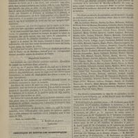 0938 - Page 926 - Ministère de la guerre. Programme d'un concours pour l'admission aux emplois d'élève du service de santé militiaire / Chronique et nouvelles scientifiques. Faculté de médecine de Nancy