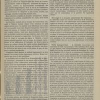 0951 - Page 939 - Revue clinique hebdomadaire. De l'oedème des replis aryténo-épiglottiques dans les maladies chroniques du larynx / Société de chirurgie. Séance du 3 octobre 1883. Communications. Tumeur dermoïde du plancher de la bouche. M. Chauvel, sur une observation adressée par M. Darguignac... / Névralgie de la branche ophtalmique du trijumeau. M. Chauvel, une seconde observation de M. Darguignac / Taille hypogastrique. M. Després