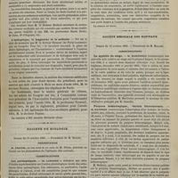 0961 - Page 949 - Association française pour l'avancement des sciences (XIIe session, 1883). Congrès de Rouen. De la greffe dentaire. MM. les Docteurs Magitot, Pietkiewitz et David / L'épileptique, le magistrat et le médecin. M. le Docteur Respaut... / Société de biologie. Séance du 13 octobre 1883. Présentation / Communications. Les antiseptiques. M. Laborde / Société médicale des hôpitaux. Séance du 12 octobre 1883. Communications. La syphilis du singe. M. Martineau / Purpura hémorragique, variole intercurrente. M. Rathery / Pyohémie spontanée. M. Guyot