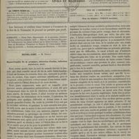 1005 - Page 993 - Sommaire / Hôtel-Dieu. M. Peyrot. Hypertrophie de la prostate, rétention d'urine, infection purulente, mort