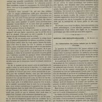 1006 - Page 994 - Hôtel-Dieu. M. Peyrot. Hypertrophie de la prostate, rétention d'urine, infection purulente, mort / Hôpital des Enfants-malades. M. Bouchut. De l'alimentation des jeunes enfants par la farine d'avoine